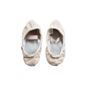 Angelo Luzio toddler leather pink ballet shoes 201C sz 8.5